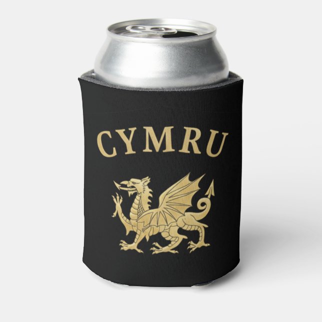 Cymru-Schild Dosenkühler (Kanne Rückseite)