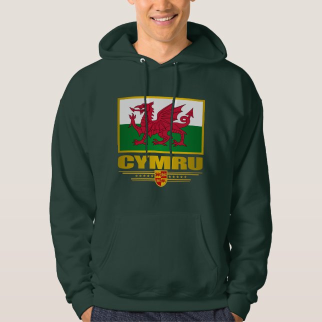 Cymru (Wales) Apparel Hoodie (Vorderseite)