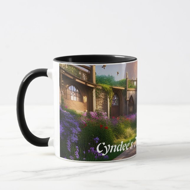 Cyndee's Morning Cuppa personalisieren Tasse (Links)