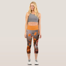 CynSidi Gnomes Capri Leggings
