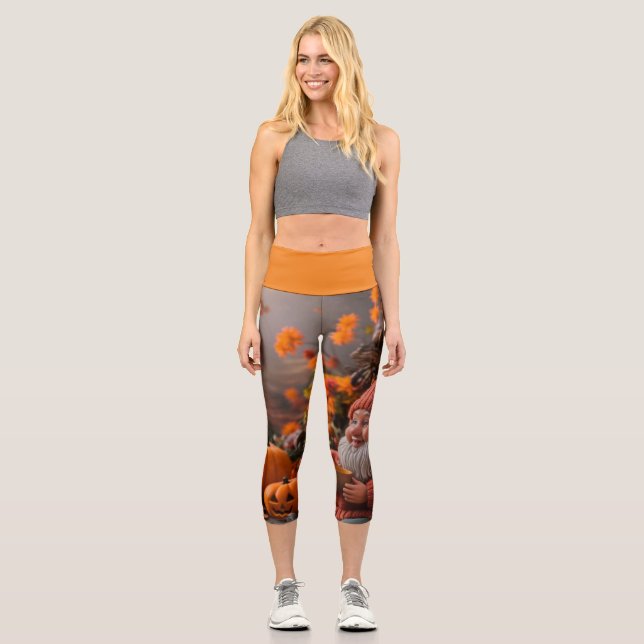 CynSidi Gnomes Capri Leggings (Vorderseite)
