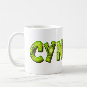 Cynthia Name Kiwi Style Tasse Teetasse Kaffeetasse