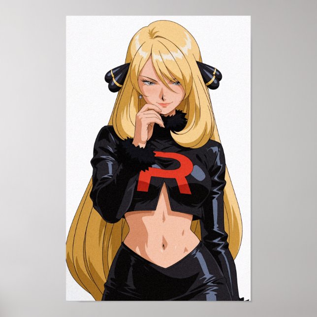 Cynthia team rocket poster (Vorne)