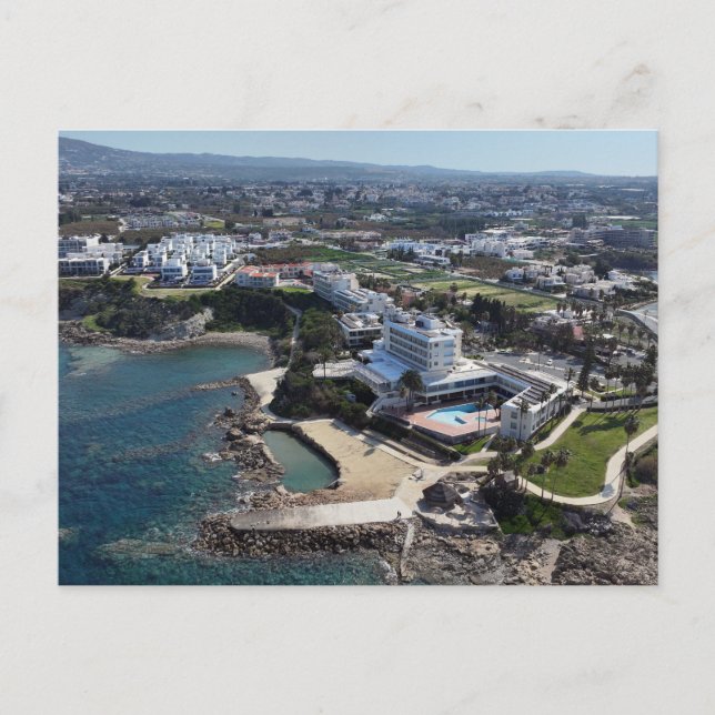 Cynthiana Beach Hotel Paphos, Zypern Postkarte (Vorderseite)