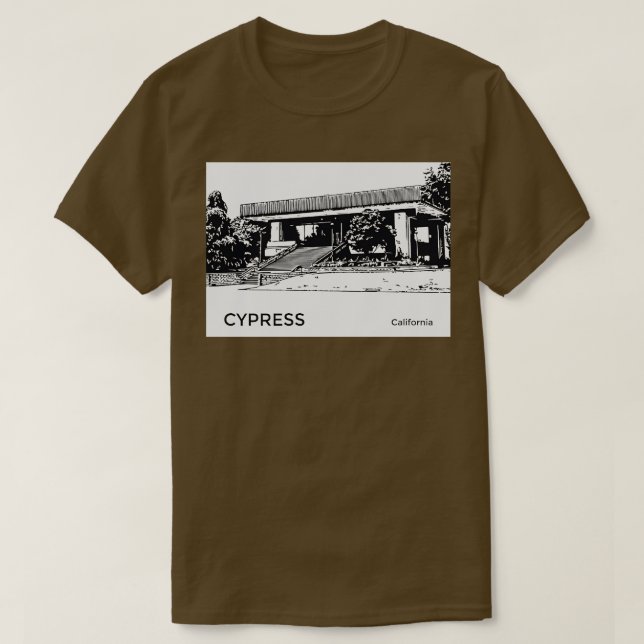 Cypress California TShirt (Design vorne)