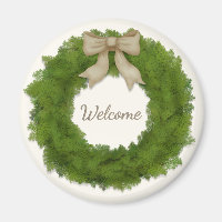 Cypress-Kranz mit Individuelle Name oder Gruß