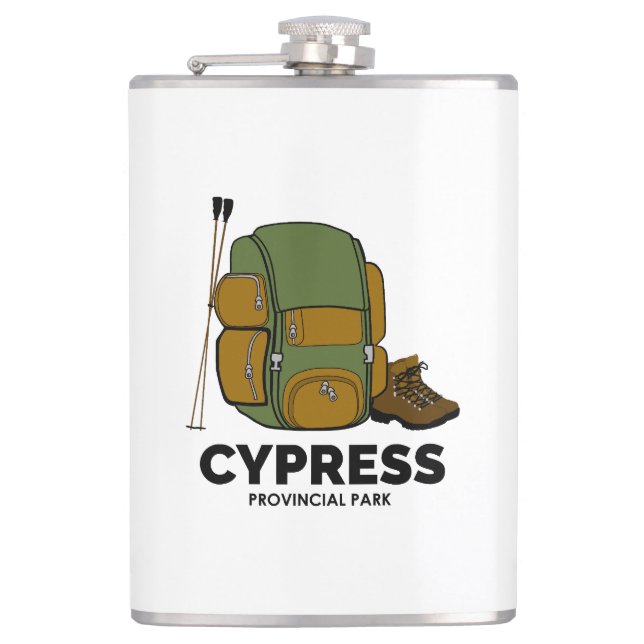 Cypress Provincial Park Backpack Flachmann (Vorderseite)