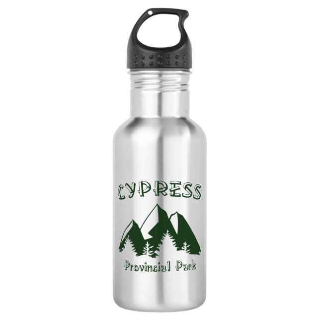 Cypress Provincial Park Edelstahlflasche (Vorderseite)