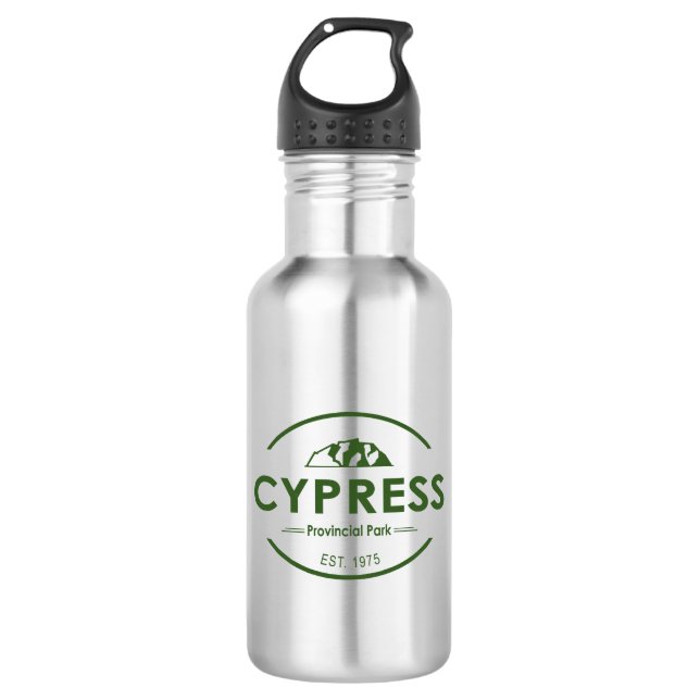 Cypress Provincial Park Edelstahlflasche (Vorderseite)