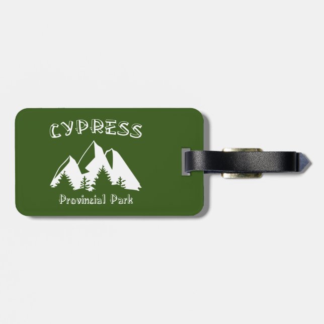Cypress Provincial Park Gepäckanhänger (Rückseite horizontal)