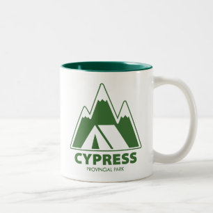 Cypress Provincial Park Mountains Camping Zweifarbige Tasse