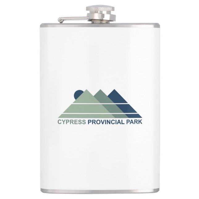 Cypress Provincial Park Mountains Sun Flachmann (Vorderseite)