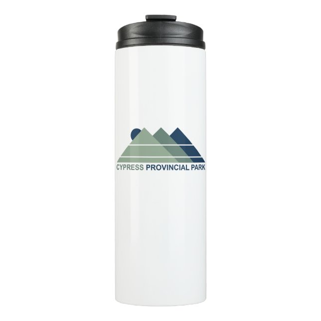 Cypress Provincial Park Mountains Sun Thermosbecher (Vorderseite)