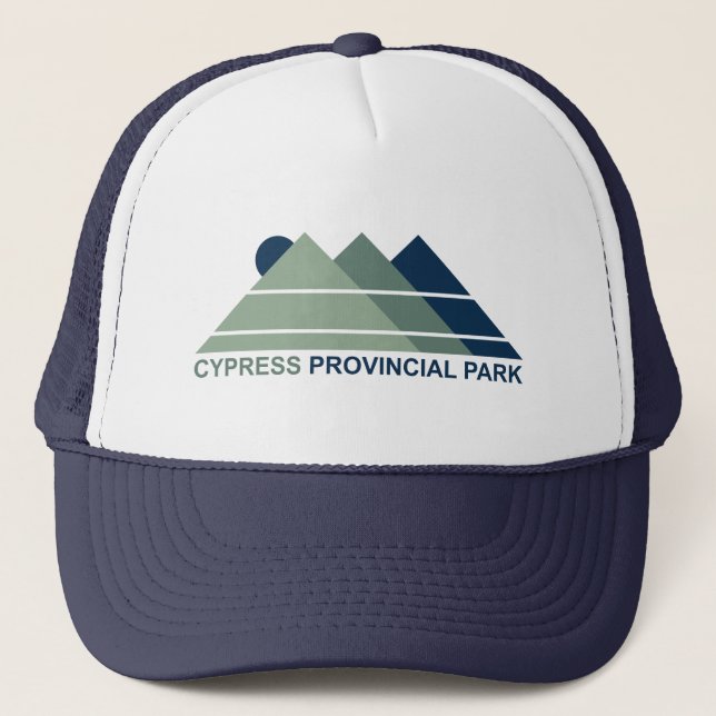 Cypress Provincial Park Mountains Sun Truckerkappe (Vorderseite)
