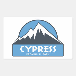 Cypress Provincial Park Rechteckiger Aufkleber