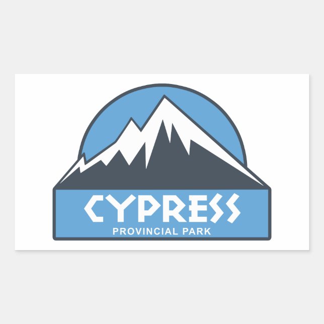 Cypress Provincial Park Rechteckiger Aufkleber (Vorderseite)
