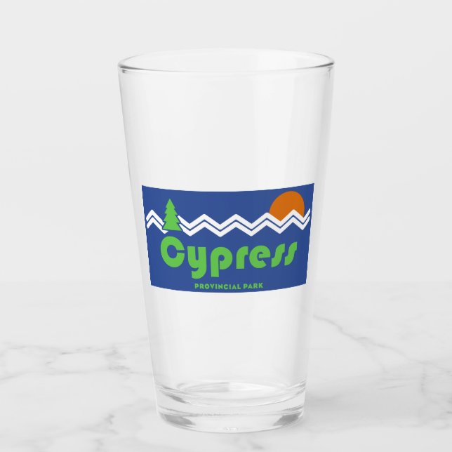 Cypress Provincial Park Retro Glas (Vorderseite)