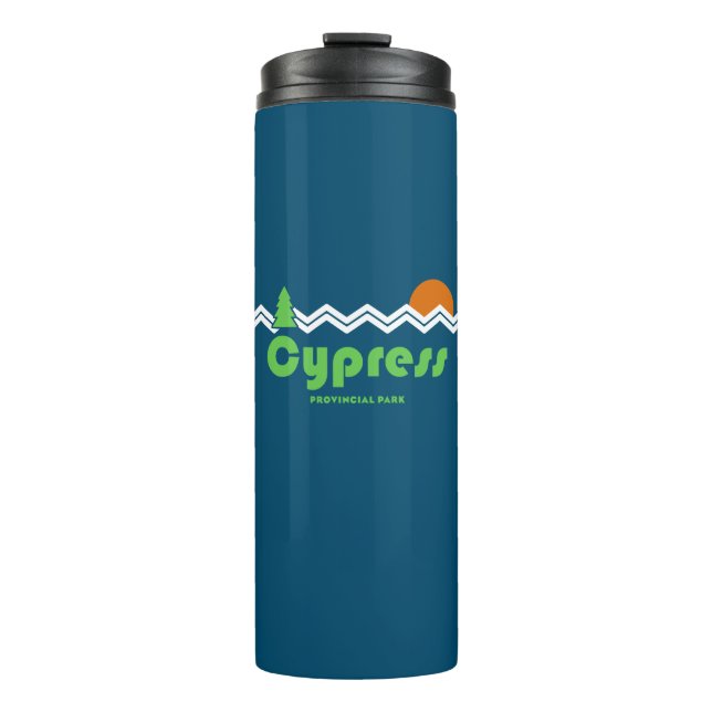 Cypress Provincial Park Retro Thermosbecher (Vorderseite)