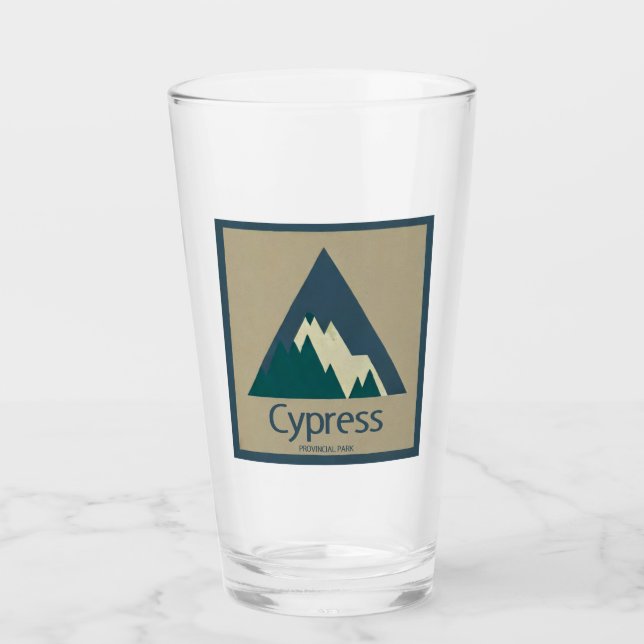 Cypress Provincial Park Rustic Glas (Vorderseite)