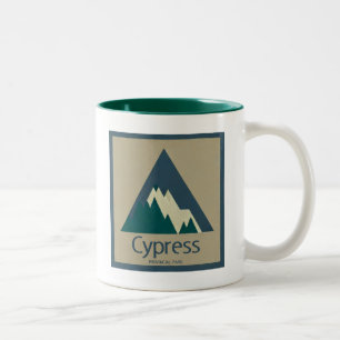 Cypress Provincial Park Rustic Zweifarbige Tasse