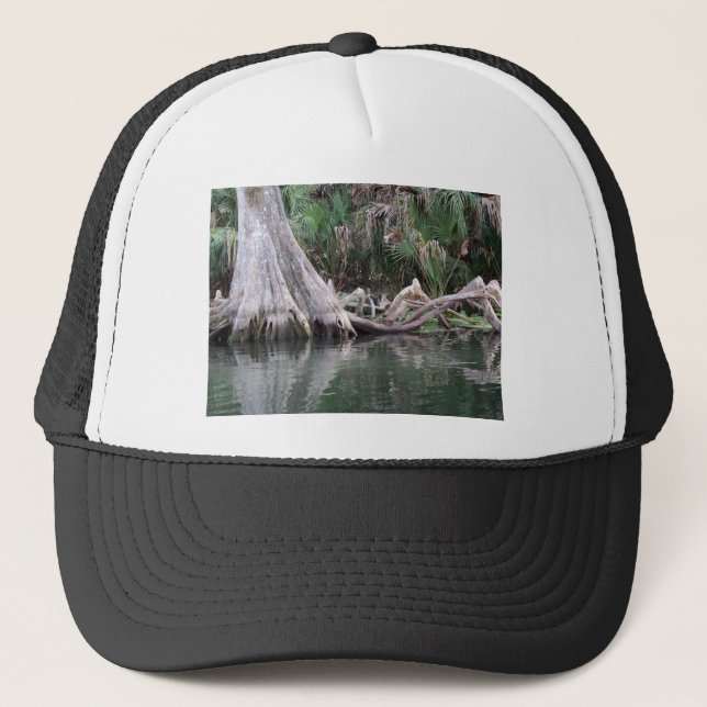 Cypress tree knees reflected truckerkappe (Vorderseite)