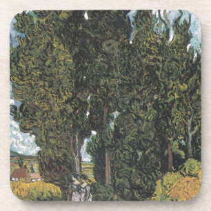 Cypress Trees by Van Gogh Getränkeuntersetzer