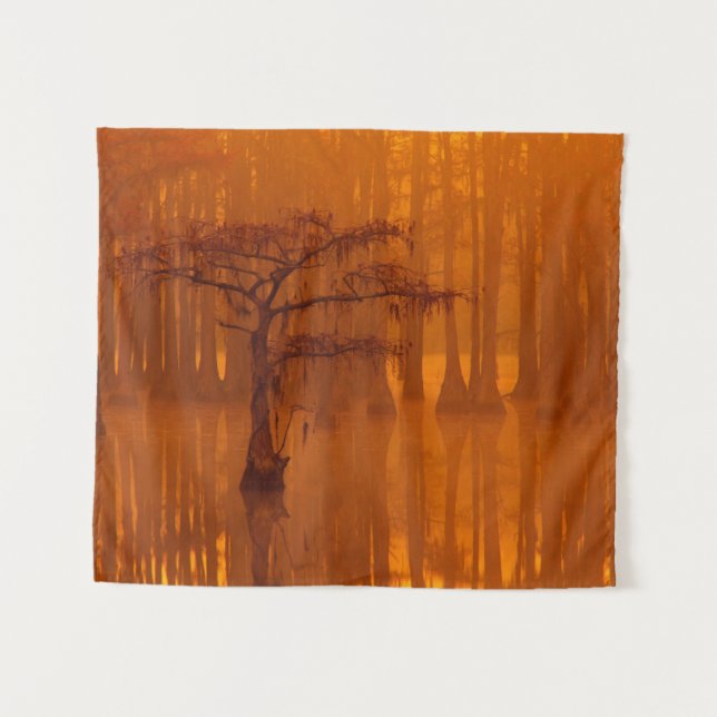 Cypress Trees | George Smith Staat Park Wandteppich (Vorderseite (Horizontal))