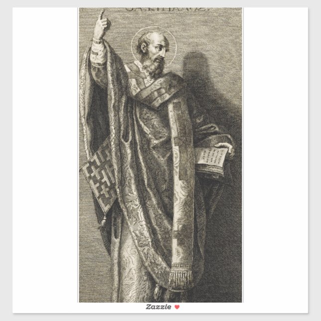 Cyril de Jerusalem, Professor Aufkleber (Blatt)