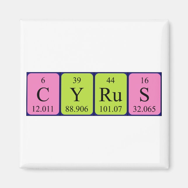 Cyrus Periodenmagnet Magnet (Vorne)