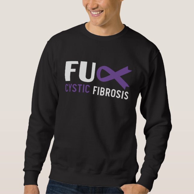 Cystic Fibrosis Warrior Cystic Fibrosis Awareness  Sweatshirt (Vorderseite)