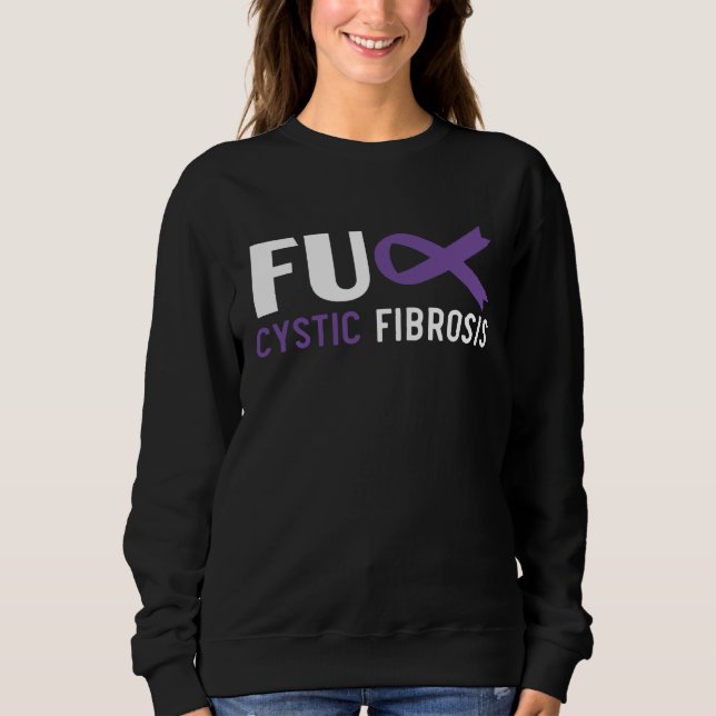 Cystic Fibrosis Warrior Cystic Fibrosis Awareness  Sweatshirt (Vorderseite)