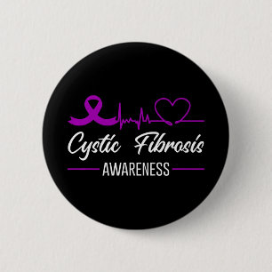 Cystische Fibrose Sensibilisierung Heartbeat Liebe Button