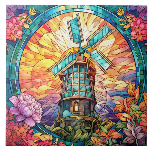 Cyte-Imitate-Windmühle Fliese (Vorderseite)