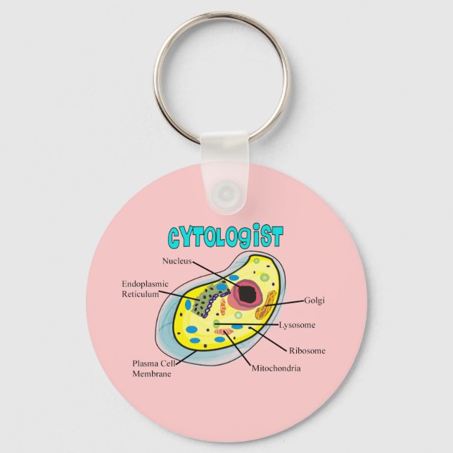 Cytologin Human Cell Zeichnend Geschenke Schlüsselanhänger (Vorderseite)