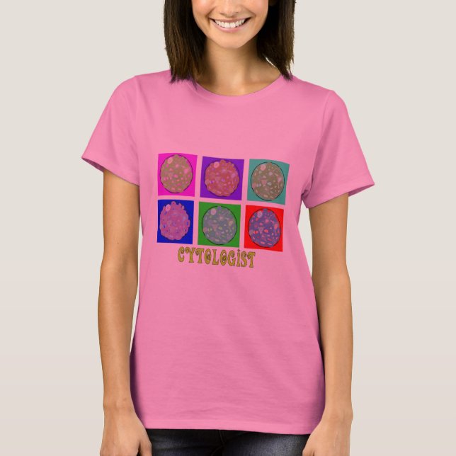 Cytologist-Geschenk-Zellen im Petrie T-Shirt (Vorderseite)