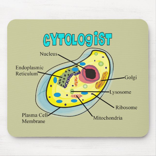 Cytologist-menschliche Zelle, die Geschenke Mousepad (Vorne)