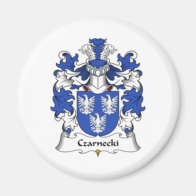 Czarnecki-Familienwappen Magnet (Vorne)