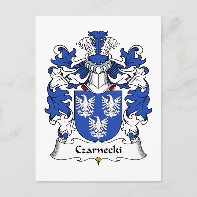 Czarnecki-Familienwappen Postkarte (Vorderseite)