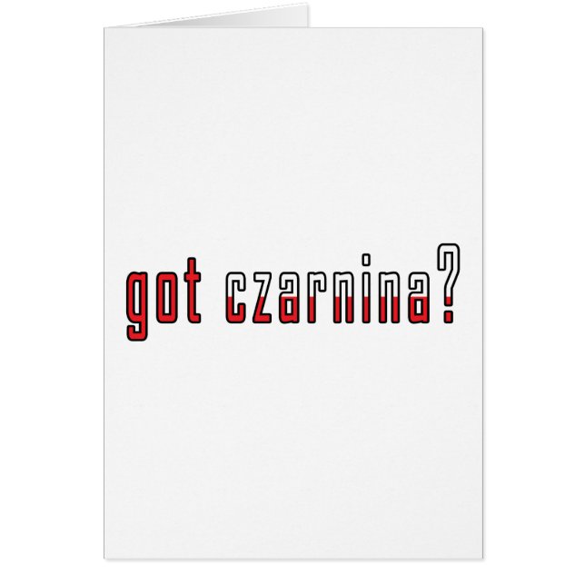 Czarnina got? Flagge (Vorne)