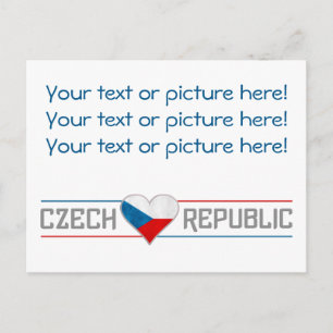 CZECH Postcard - anpassen! Postkarte