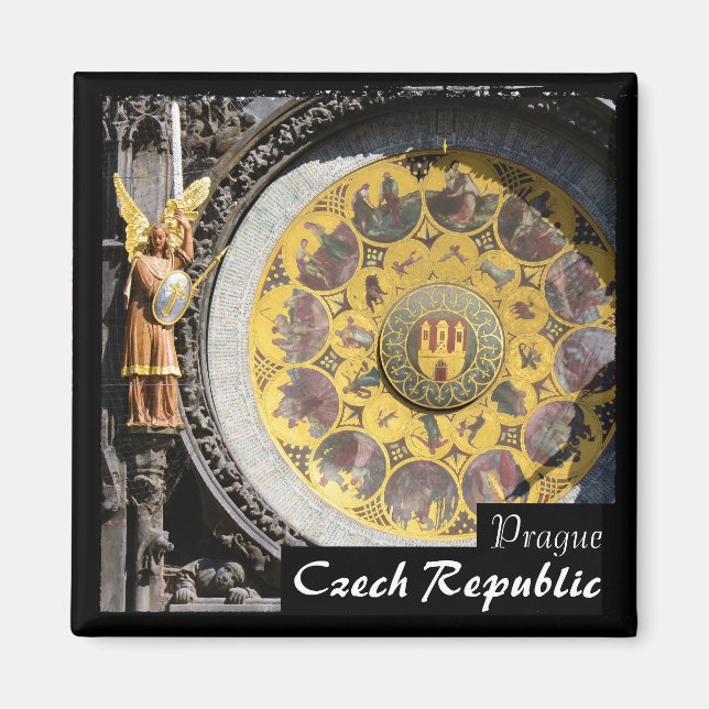 Czech, Prague - Astronomical Clock (Magnet) Magnet (Vorne)