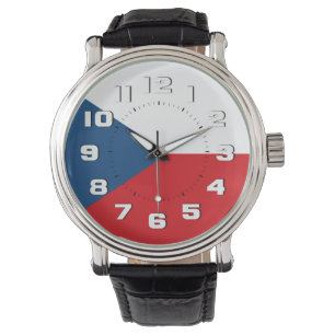 Czech Republic Flag Armbanduhr