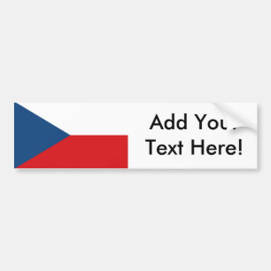 Czech Republic Flag Autoaufkleber