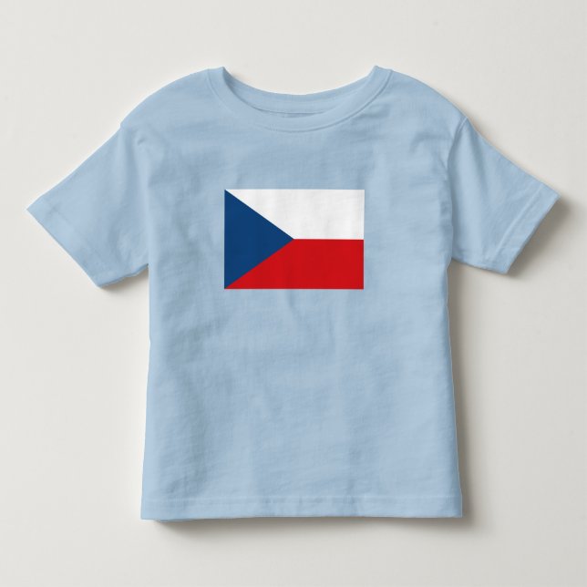 Czech Republic Flag Kleinkind T-shirt (Vorderseite)