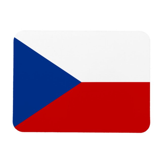 Czech Republic Flag Magnet (Horizontal)