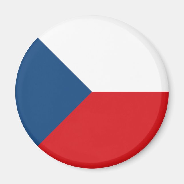 Czech Republic Flag Magnet (Vorne)