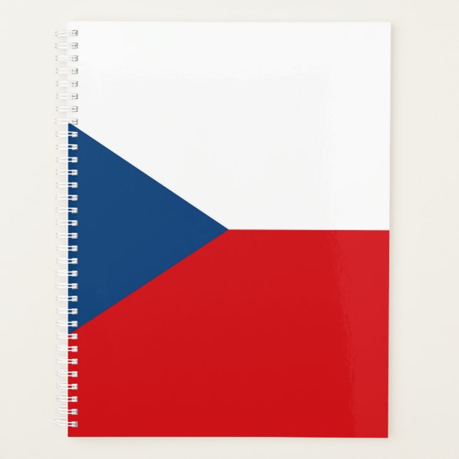 Czech Republic Flag Planer (Vorderseite)