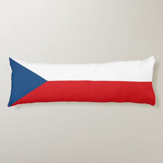 Czech Republic Flag Seitenschläferkissen (Vorderseite)