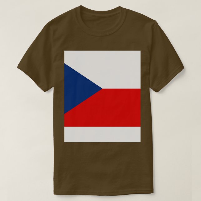 Czech Republic Flag T-Shirt (Design vorne)