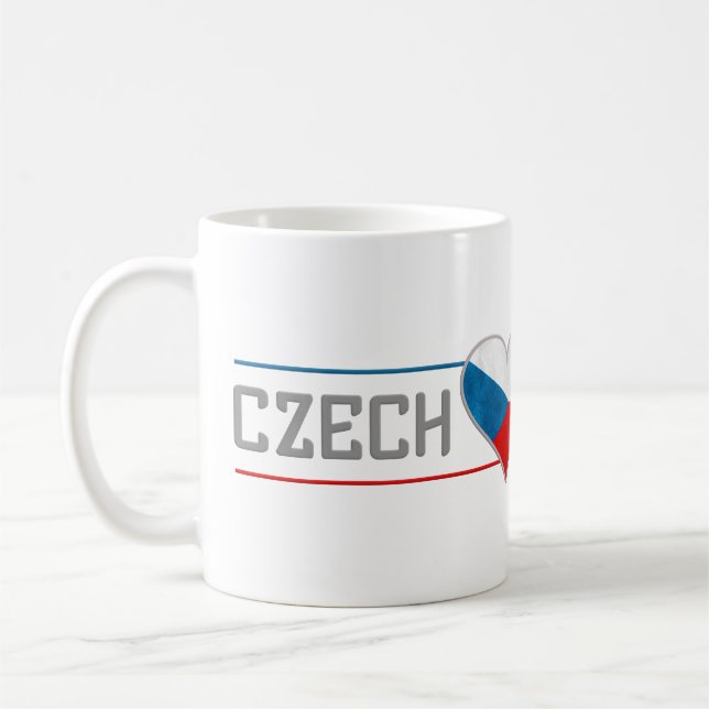CZECH-Tasse - wählen Sie Stil & Farbe Kaffeetasse (Links)
